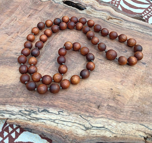 “Hawaiian Island Necklace” - Handmade Hawaiian Koa.