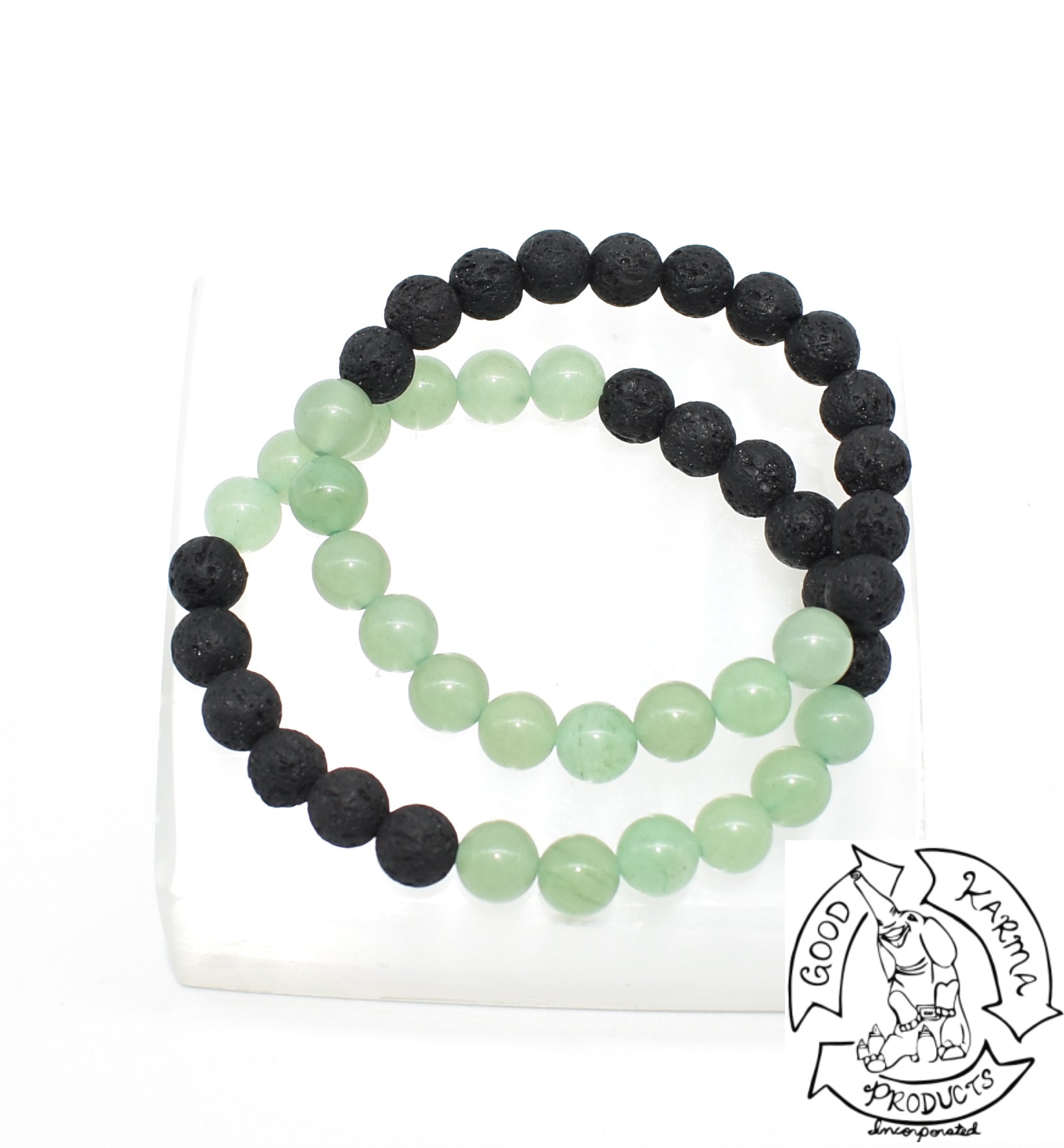 Kambaba and Green Aventurine bracelet - Spirit of the Earth
