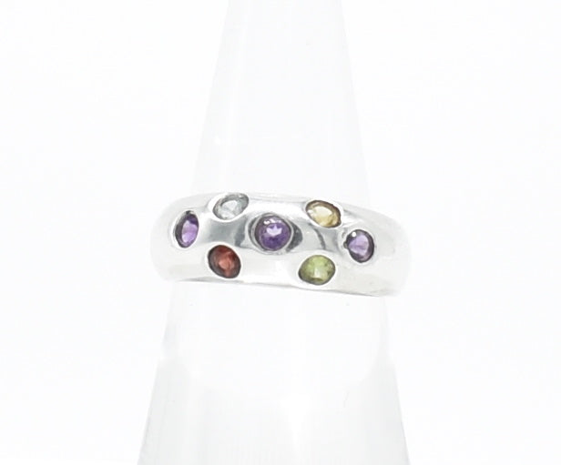 Vintage sterling silver offers ring size 8 gemstone