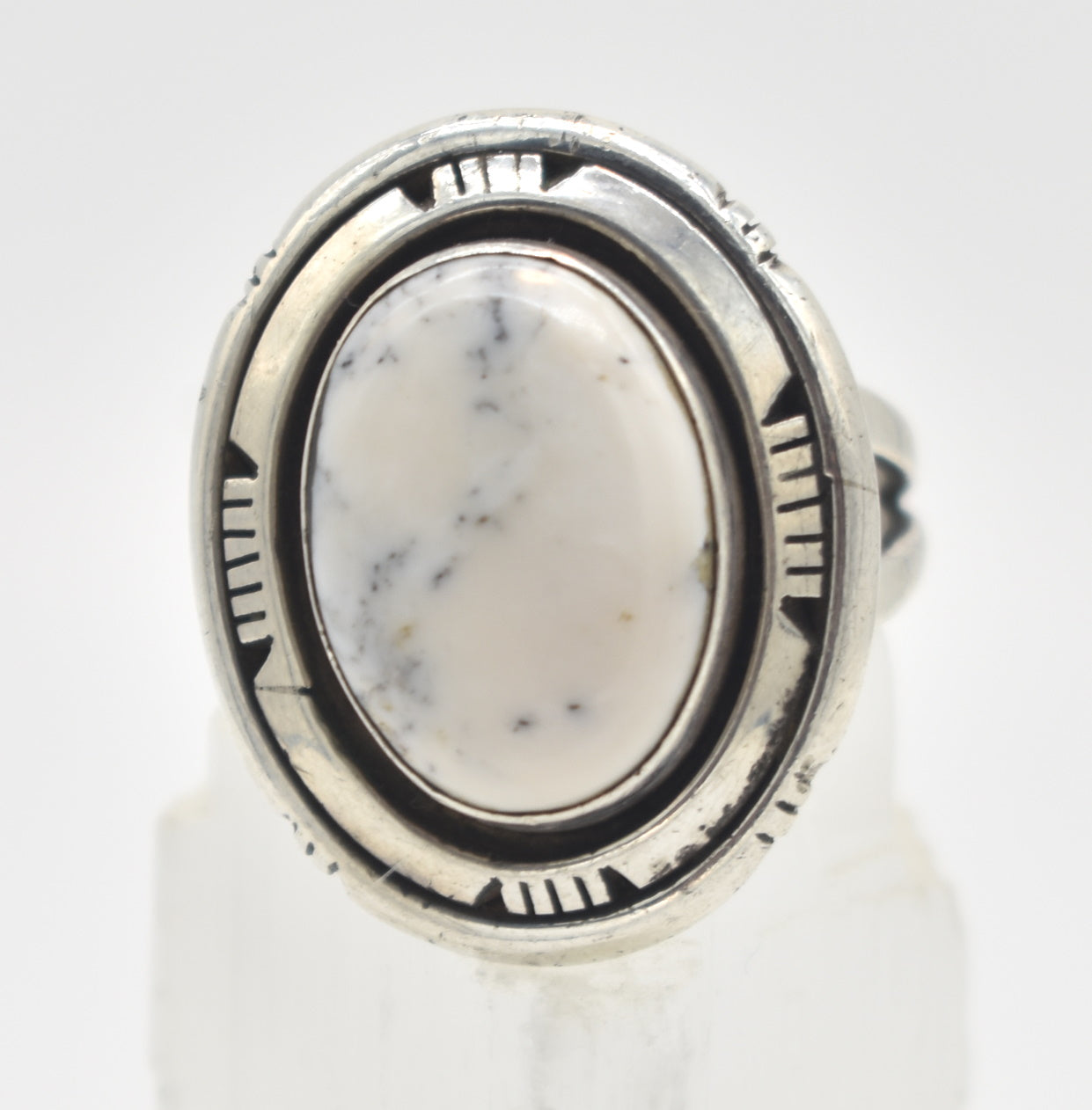 Navajo Indian hotsell Buffalo Turquoise Sterling Silver Ring∙Size 14.5